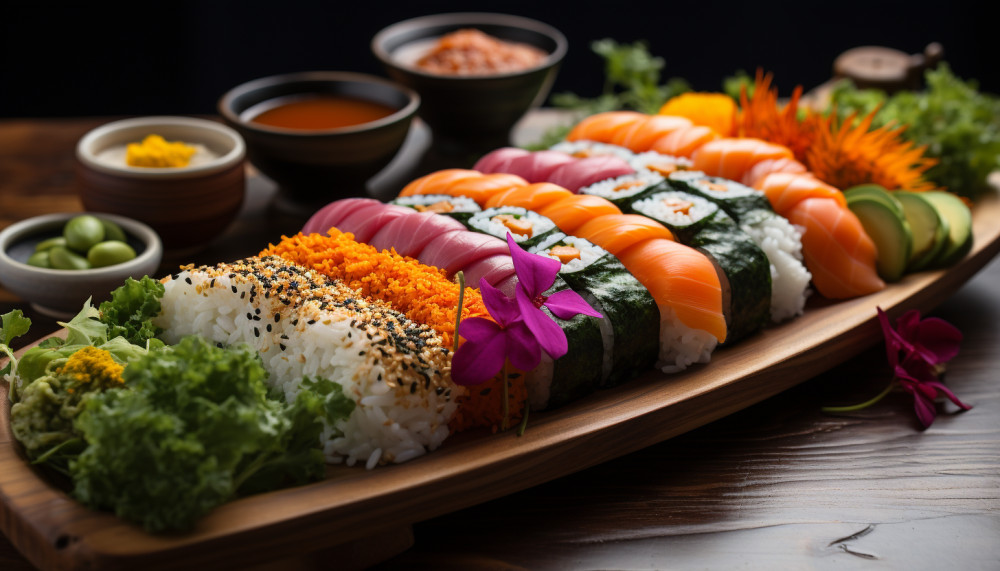 Plongeon dans l'art des sushis végétariens